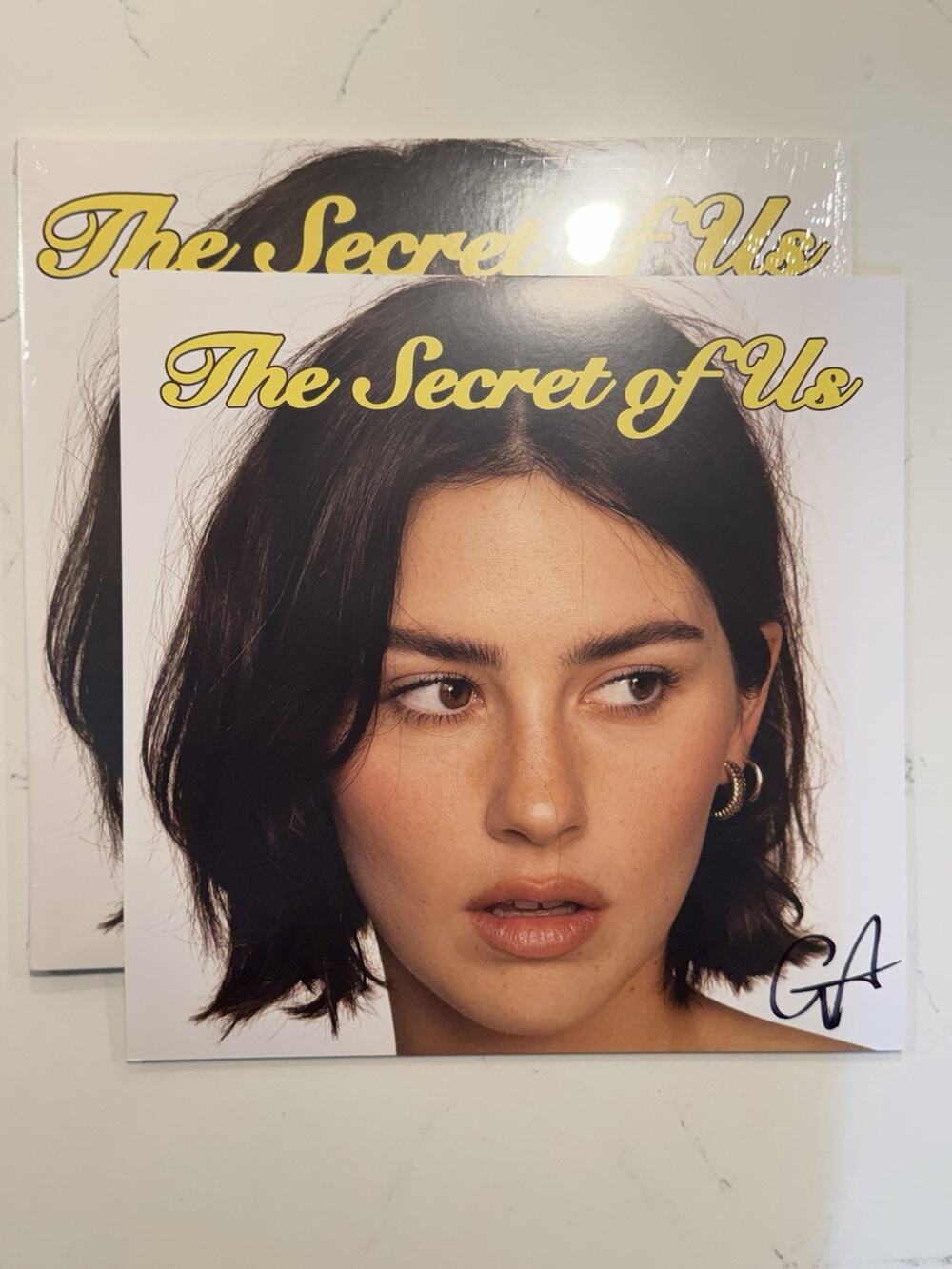 Gracie Abrams The Secret of US Vinyl SIGNED AUTOGRAPHED Limited Yellow Edition#2